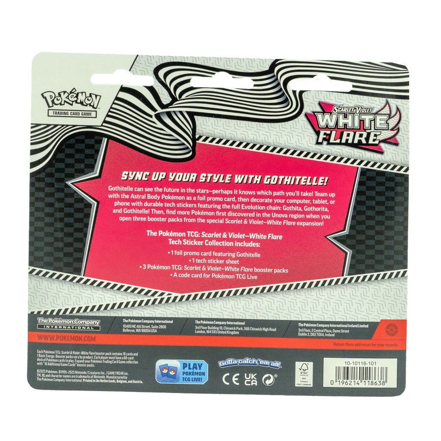 Pokemon - White Flare Tech Sticker Collection - Scarlet & Violet - Image 2