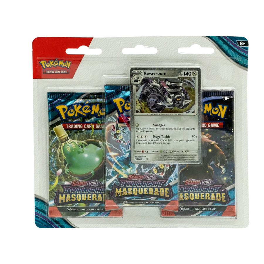 Pokemon - Twilight Masquerade 3 Pack Blister - Scarlet & Violet