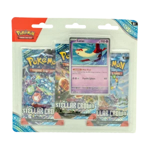 Pokemon - STELLAR CROWN 3-PACK BLISTER - Scarlet & Violet