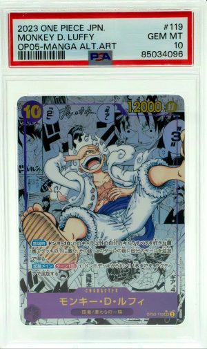 One Piece Japanese Manga Set PSA 10 (20 Slabs)