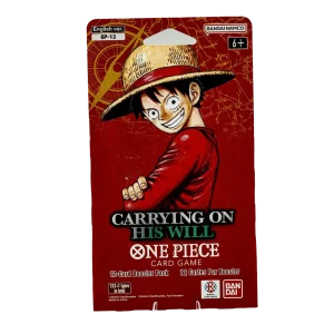 One Piece OP-13 Carrying On His Will Sleeved Pack