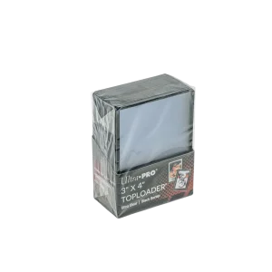 Ultra Pro 3" x 4" Colored Border TOPLOADER® (25ct) - Black