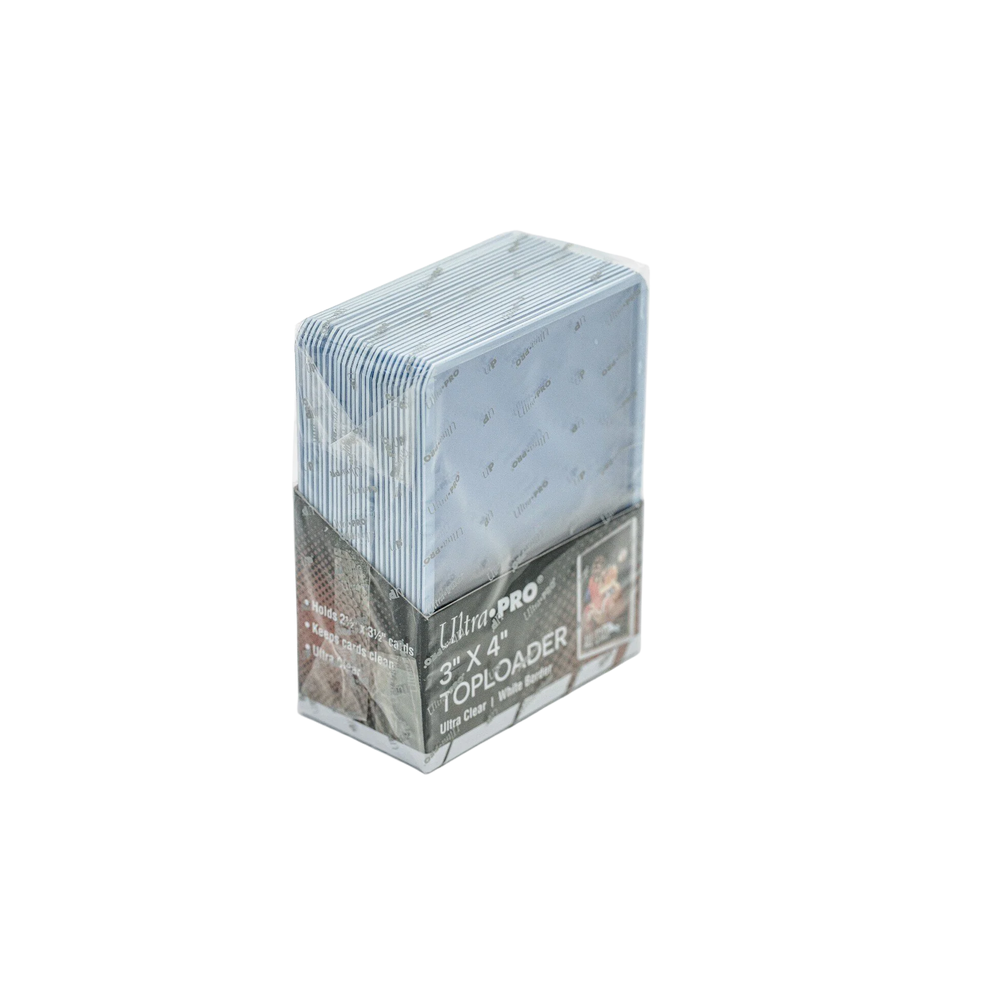 Ultra Pro3" x 4" Colored Border TOPLOADERĀ® (25ct) - White