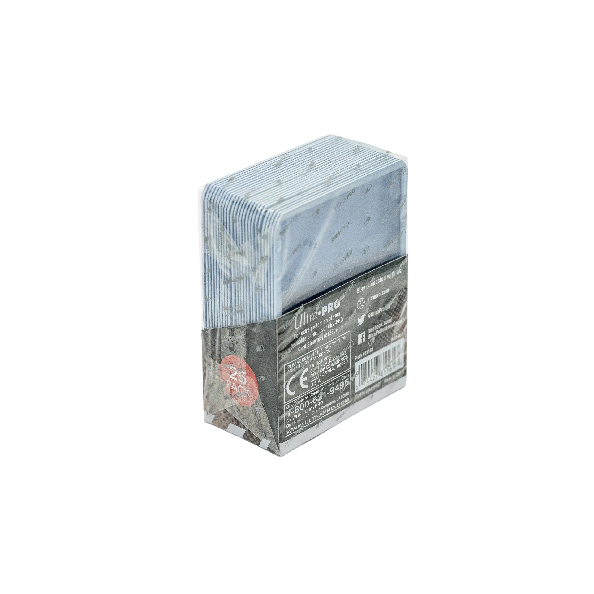 Ultra Pro3" x 4" Colored Border TOPLOADERĀ® (25ct) - White - Image 2