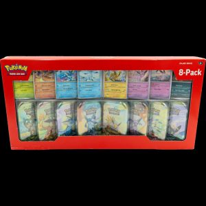 Pokemon Costco Prismatic Evolutions 8-Pack Mini Tins Box