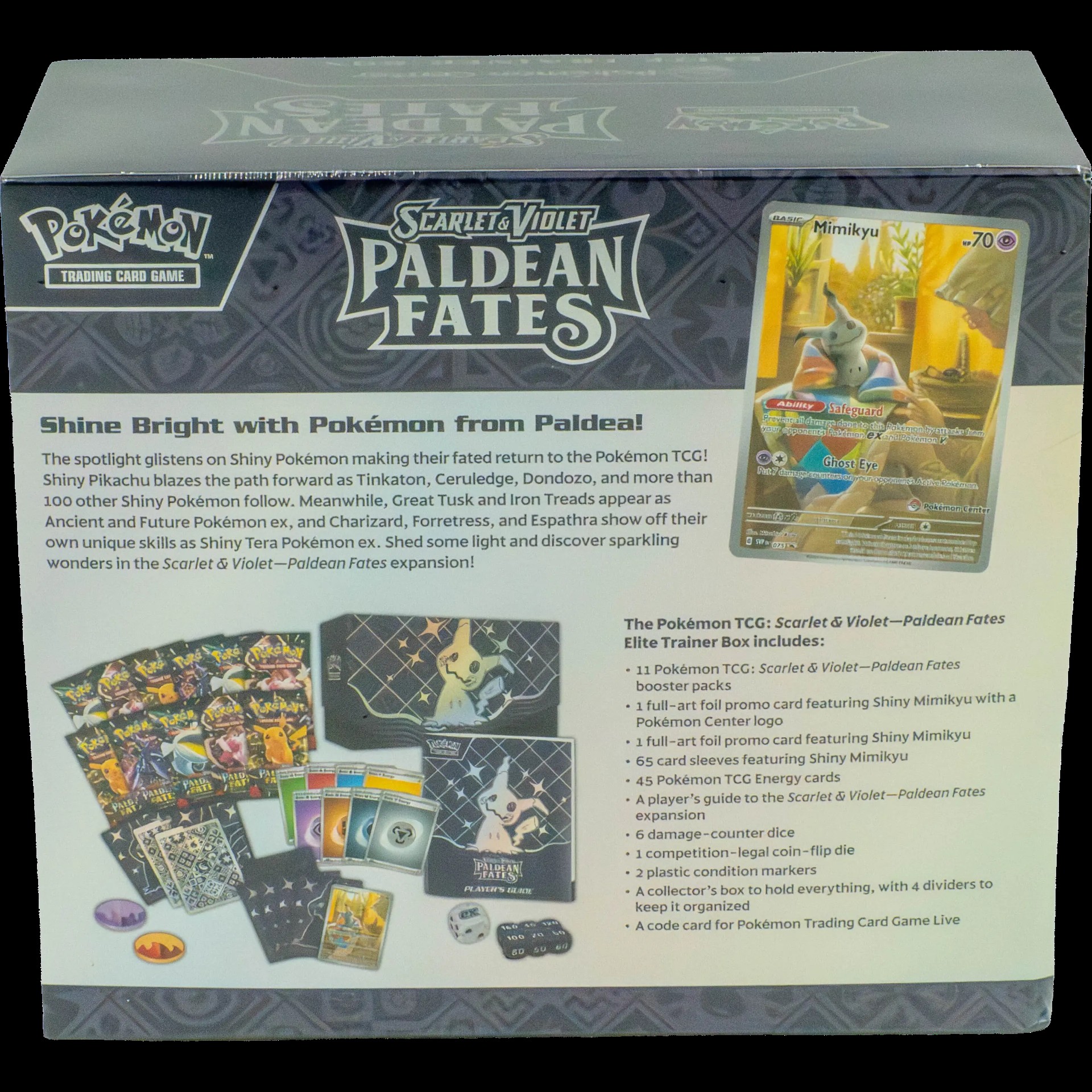 Pokemon SAV Paldean Fates Pokemon Center ETB - Image 3