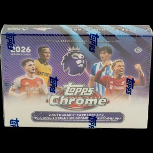 2025-26 Topps Chrome Premier League Hobby Box