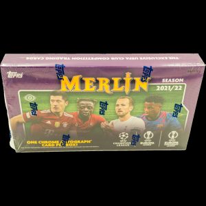 21-22 Topps UEFA Champions League Merlin Chrome Soccer Hobby Box