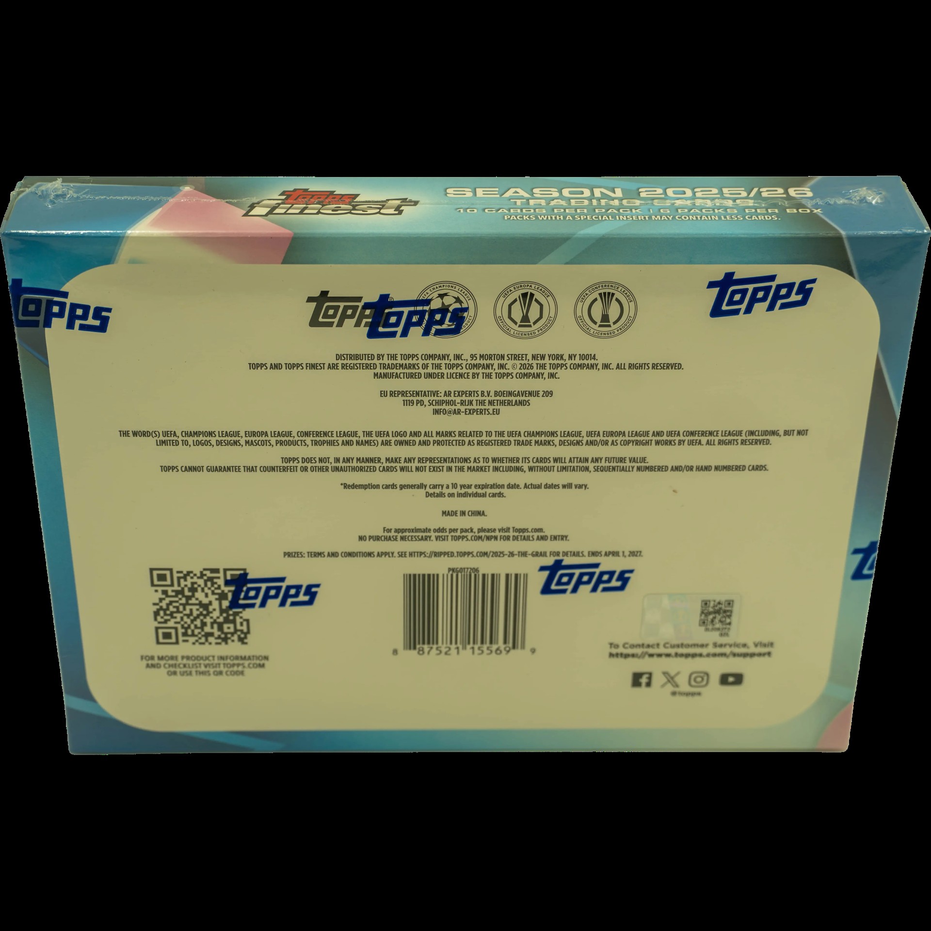 Topps Finest UEFA Champions League 2025-26 - Hobby Box - Image 2