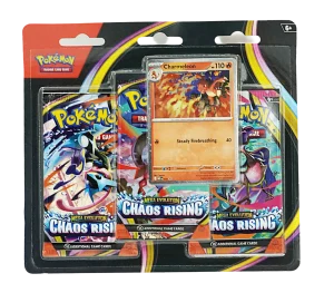 Pokemon Mega Evolution: Chaos Rising 3-Pack Blister US
