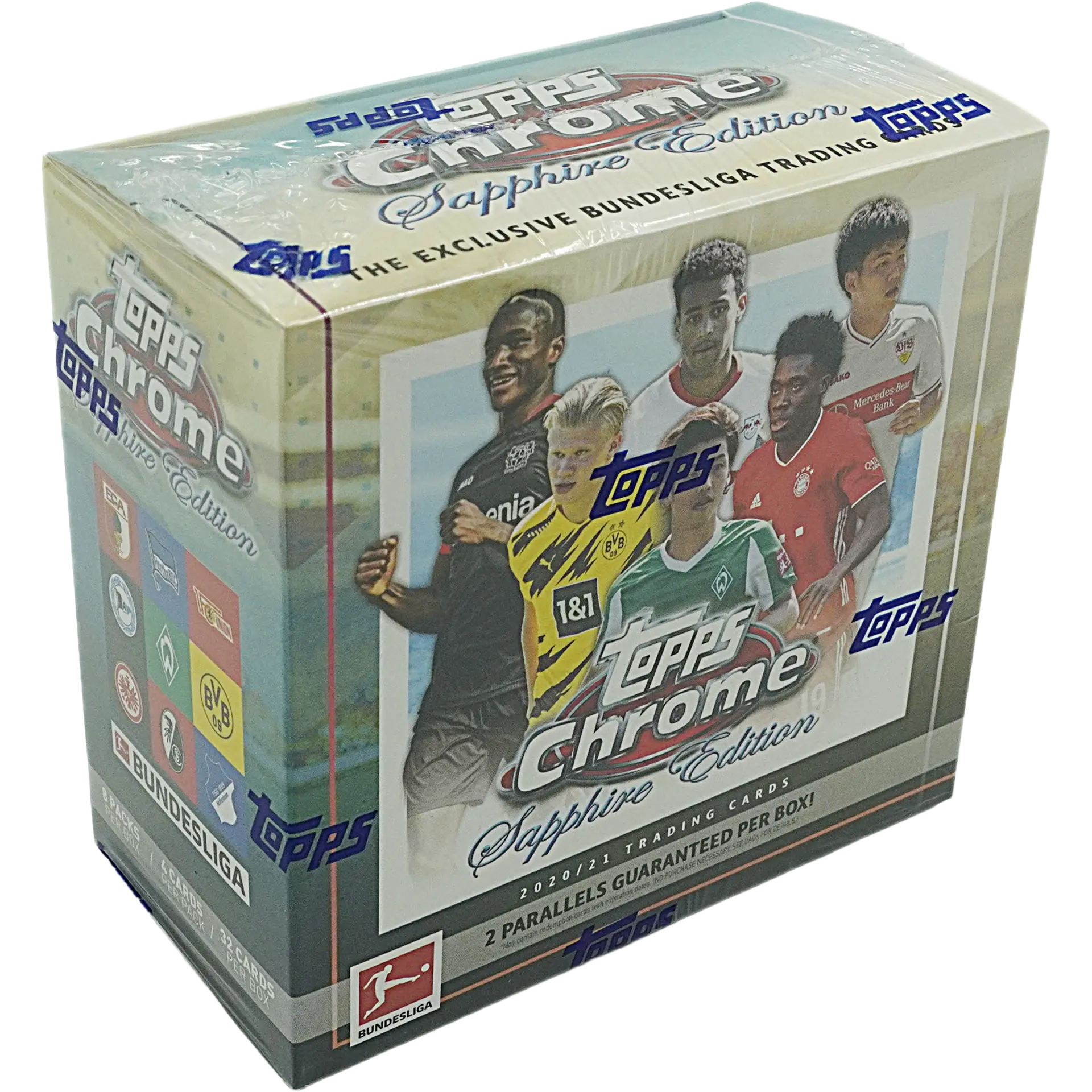 2020/21 Topps Bundesliga Chrome Soccer Sapphire Edition Hobby Box - Image 2