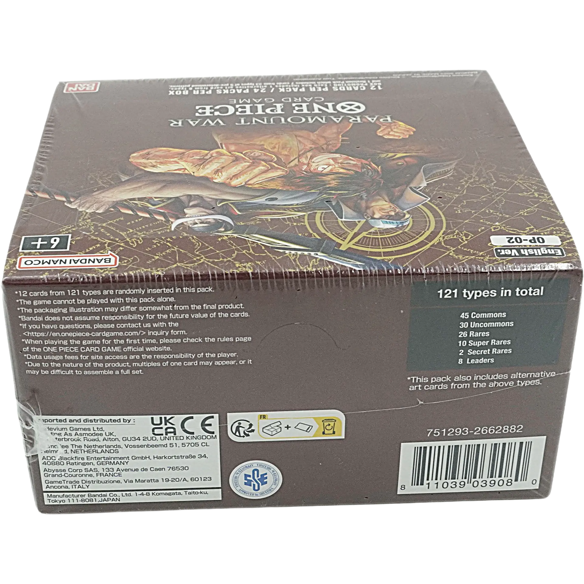 One Piece-02 Paramount War Booster Box - Image 3