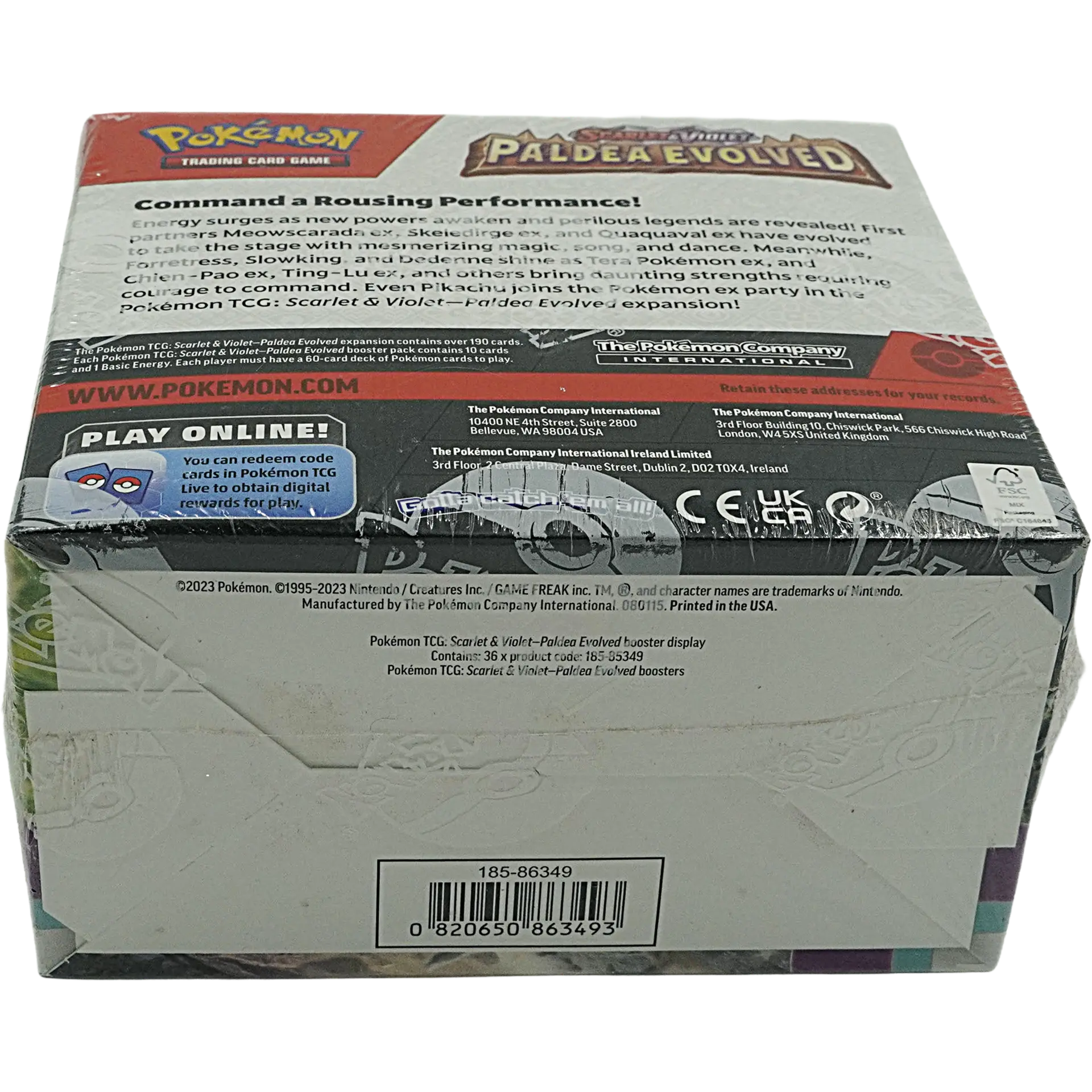 Pokemon-Scarlet & Violet Paldea Evolved Boosters - Image 3