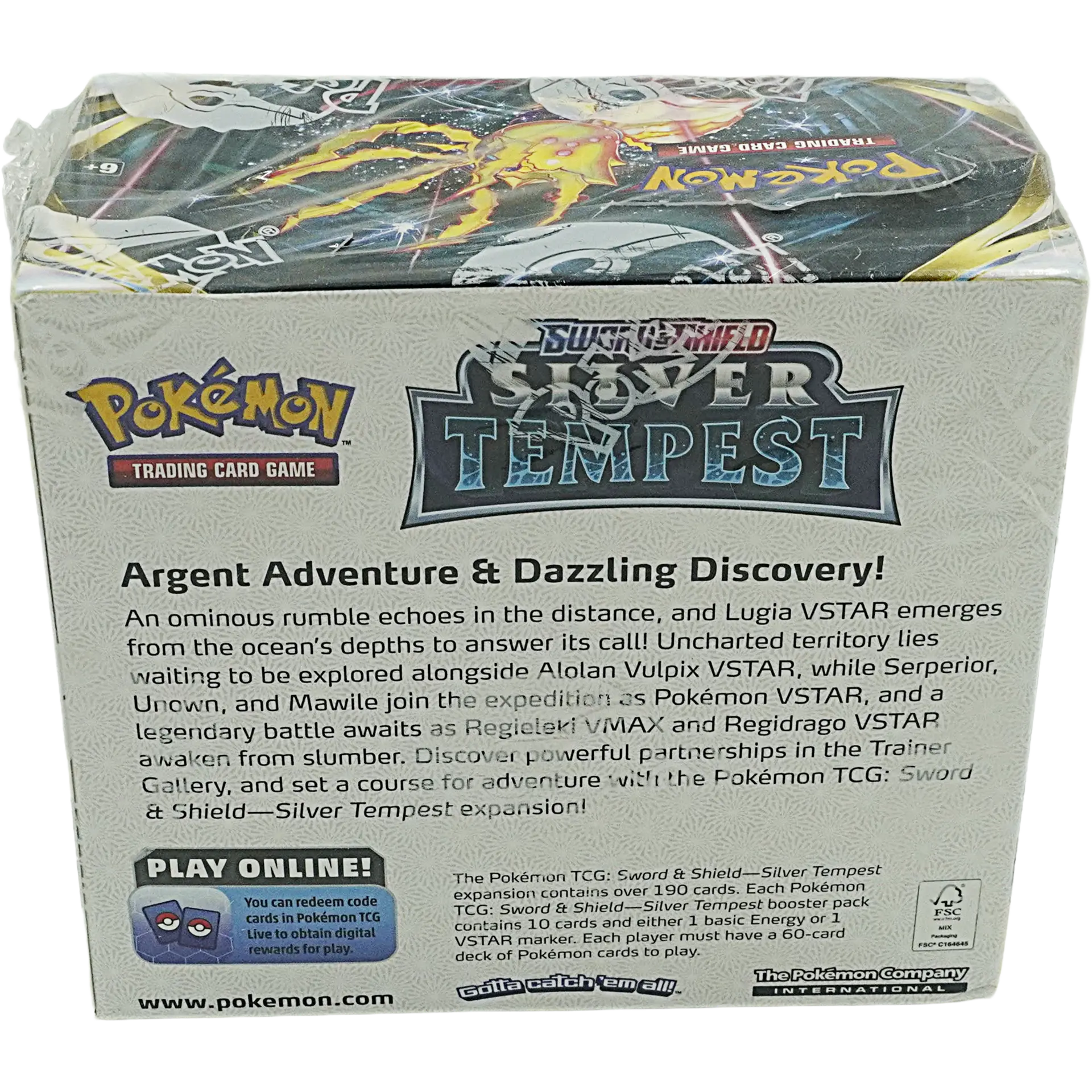 Pokemon-Sword & Shield-Silver Tempest Boosters - Image 2