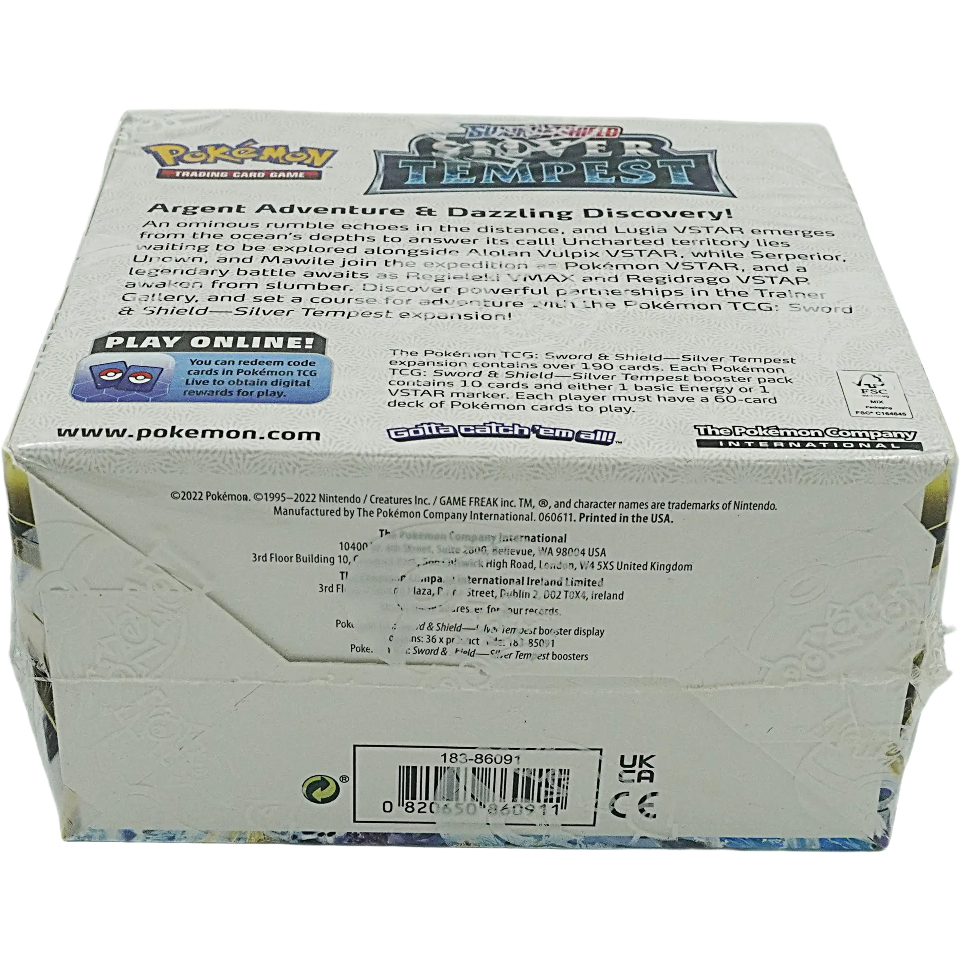 Pokemon-Sword & Shield-Silver Tempest Boosters - Image 3