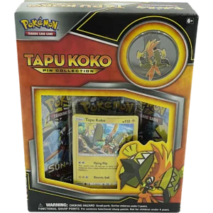 Pokemon Tapu Koko Pin Collection Box